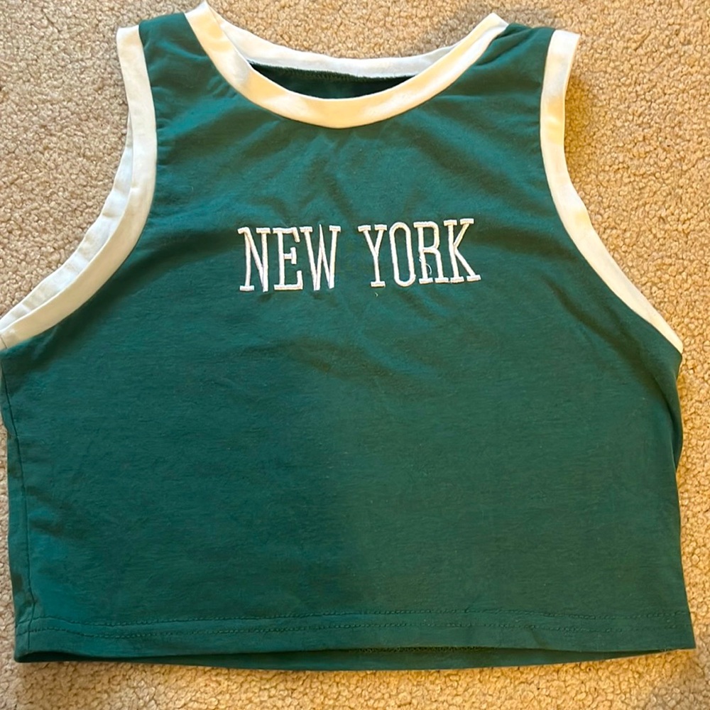 “New York” Crop top tank